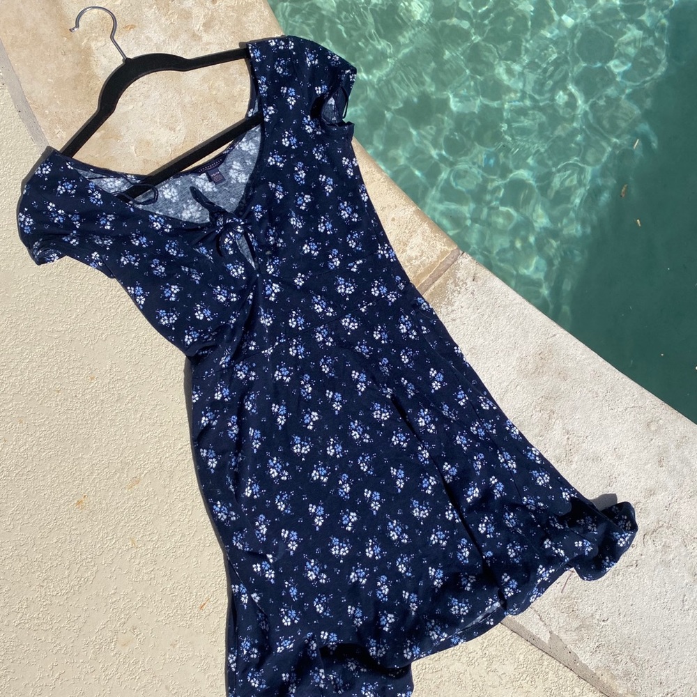 Flower print dress